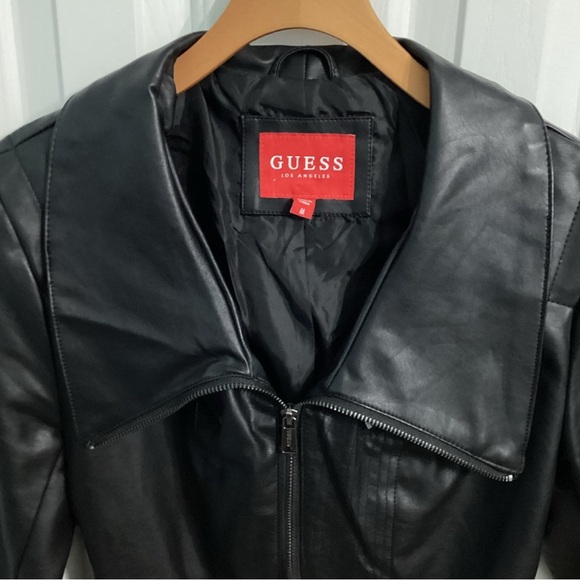 black GUESS cropped jacket - Picture 4 of 8